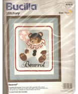 Bucilla Crewel Kit Bearrot Bear Clown Sealed 14 X 18 49811 Harlequin Bear - $13.55
