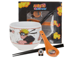 Naruto Shippuden Ramen Bowl With Spoon And Chopsticks (New Set) - $31.68