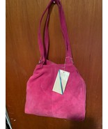 Michael Stevens Ltd. Genuine Split Leather Pink Purse *NEW* ddd1 - $24.60 CAD