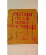 Accucut 4&quot; wooden die cut H BLOCK - $29.47