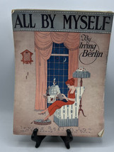 Music Piano Sheet Antique All By Myself  1921 Irving Berlin - £21.30 GBP
