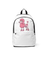 Poodle Unisex Fabric Backpack - $780.62 MXN