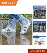 Disposable Waterproof Shoe Covers - 20 Pairs for Indoor &amp; Outdoor Use - $19.75