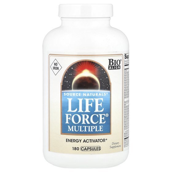 Source Natural Life Force Multiple No Iron - 180 Capsules - $28.00