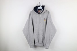 Vintage 90s Disney Mens Size XL Mickey Mouse Hoodie Sweatshirt Heather Gray USA - £76.32 GBP