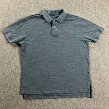 Polo Ralph Lauren Polo Shirt Mens XL Blue Classic Fit Speckled Red Pony ... - €17,08 EUR