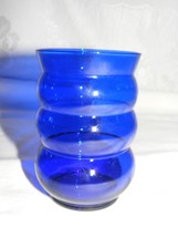 Vintage Harpo 6 Oz Tumbler Louie Glass Co Cobalt Blue 11c - $460.95 MXN