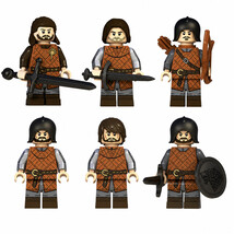 Direwolf House Stark Elite Soldiers 5 Game of Thrones Custom Minifigures - $13.29+