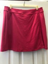 NWT Ladies PUMA HOT PINK Pull on Knit Golf Tennis Skort - size L  image 2