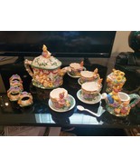 Vintage Mercuries CHILD&#39;S TEA SET 18 PIECES, 1998  Bunny Springtime Coll... - $714.84 MXN