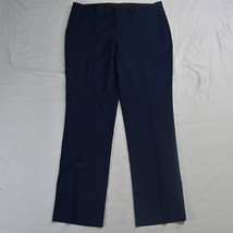 Apt 9 34 x 30 Premier Flex Slim Fit Navy Blue Flat Front Mens Dress Pants - £11.98 GBP