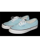 VANS Anaheim Factory Pale Blue Suede Alligator Skin Look Lace-Up Shoes W... - $1,204.98 MXN