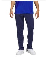 Adidas Mens Track Pants Navy Blue Tricot Pockets Moisture Wicking Elasti... - $65.99 CAD