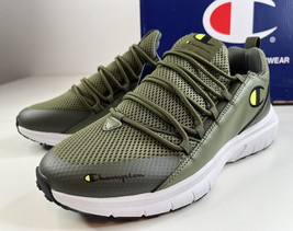 Champion® Verve Men&#39;s Sneakers US Size 8.5 Olive Green Army CA100113M - £35.46 GBP