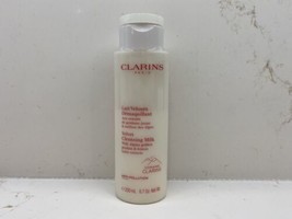Clarins Velvet Cleansing Milk With Alpine Gold Gentian &amp; Lemon 6.7oz NWO... - £15.11 GBP