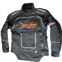 Ski-doo Team Jacket Men S Black RPM MAX Bombardier Snowmobile Zip Up Embroidered - £56.04 GBP