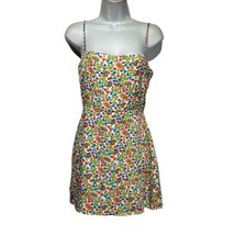 RESA Odi paisley Floral Smocked Back Revolve Mini Dress Size S - £31.00 GBP
