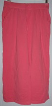 White Say Salmon Pink Capris With Pockets Size Medium 8-13 - £4.68 GBP
