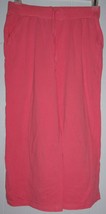 White Say Salmon Pink Capris With Pockets Size Medium 8-13 - $114.02 MXN