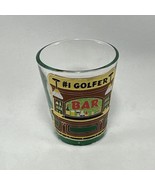 # 1 Golfer Bar Souvenir Collectible Shooter Shot Glass Vintage Barware M... - $8.07 CAD