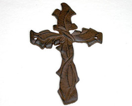 Brown Iron Cross with Twisted Design - £5.49 GBP
