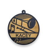 Ornament - Black - PERSONALIZED Trombone - $239.43 MXN