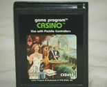 Atari 2600 Casino Video GAME CARTRIDGE ONLY CX2652 Vintage 1978 - $7.91