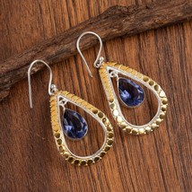 Apatite Gemstone 925 Silver Earring Handmade Jewelry Earring 2.27&quot; - £9.00 GBP