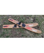 Waterskis Avanti Western Wood Omega 1 Wooden Vintage USA Water Ski Pair - $256.45 CAD
