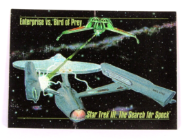 1993 Skybox Master Series Star Trek Enterprise vs Bird of Prey S4 Foil I... - £3.10 GBP