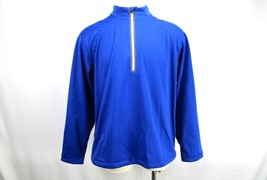 Slazenger Golf 1/2 Zip Blue Pullover Windbreaker Sweater Jacket Mens 2XL Apparel - £22.13 GBP