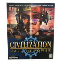 Civilization Call To Power (PC, 1999) Big Box Computer Game CD-ROM Activ... - $18.66