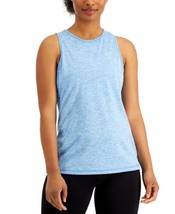 allbrand365 designer Womens Heathered Keyhole-Back Tank Top,Victorian Blue,Large - £18.10 GBP