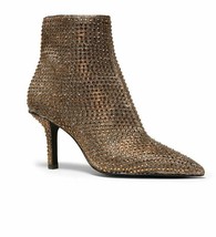 Michael Kors Katerina Embellished Glitter Ankle Boot Black/Bronze Size 6 NIB - £166.91 GBP