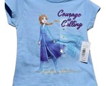 Disney Girls 2T Frozen 2 Light Blue Courage is Calling Short Sleeve TShi... - $9.28