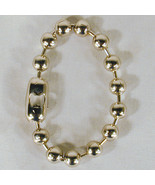 12 XL BALL CHAIN FASHION BRACELET jewelry arm anklet metal connect goth ... - $32.53 CAD