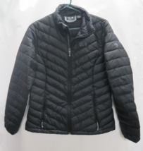 Mountain Hardwear Puffer Jacket Womens Sz M Black Micro Ratio Down 650 Fill Zip - $80.70