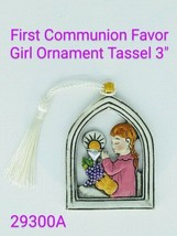 12 First Communion Favors Girl Tassel Recuerdos Primera Comunión Para Nina Resin - £11.82 GBP