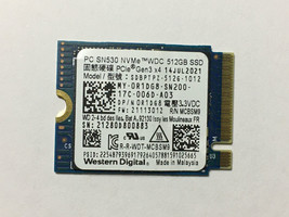 WD PC SN530 NVMe Gen3x4 M.2 2230 SDBPTPZ-512G-1012 512GB SSD For Steam D... - £37.13 GBP