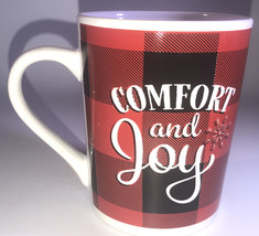 “Comfort And Joy” Christmas Holiday Oversized Coffee Tea Mug Office Cup ... - £15.69 GBP