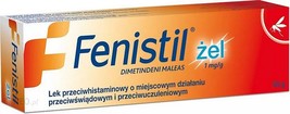 Fenistil Gel for itching, rashes, sunburns, insect bites 50 grams - $27.95
