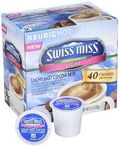 Swiss Miss Sensible Sweets Light Reduced Calorie Cocoa 16 to 132 Keurig K cups  - £19.96 GBP+
