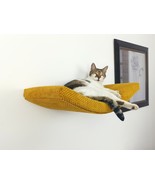 Metal Base Cat Wall Shelf ARC 75 cm 16 inch for light, plasterboard wall - $210.54