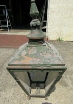 Antique Victorian Gas Lamp Street Light Post Fixture Architectural Salvage - $933.72