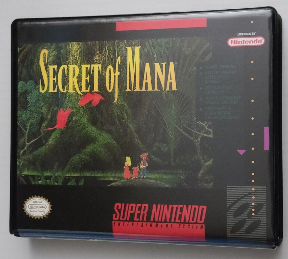Secret of Mana Game CASE ONLY Highest Quality Box SNES Super Nintendo - $12.18