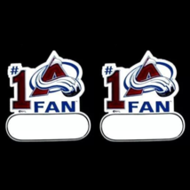 2pk NHL Colorado Avalanche Hockey Number 1 Fan Magnet Official Collectible Merch - £8.02 GBP