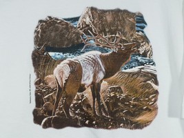 Vtg Teletrend Elk Caribou Reindeer Hunting Nature Wildlife Outdoors T-shirt NOS - $24.99