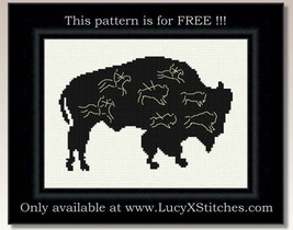 Two Cross Stitch Patterns of Elephant Flowers, PDF - designed by Lucy X Stitches - $4.50