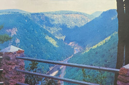 Pennsylvania Grand Canyon Colton Point State Park Vintage Postcard Used 1960s - £3.14 GBP