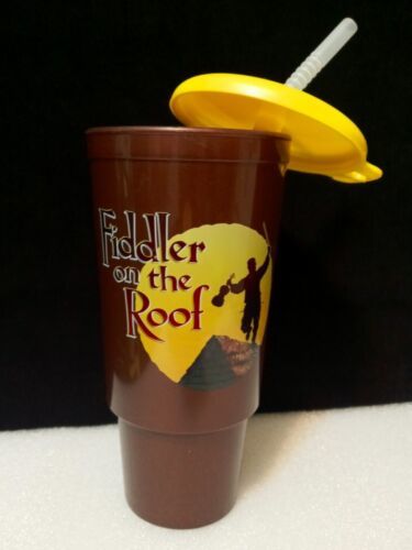 Primary image for Fiddler On The Roof NYC Broadway Musical Souvenir Tumbler  w/Lid